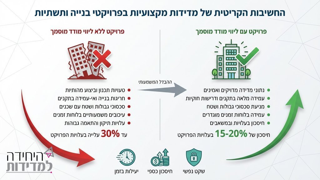 מודד מגרש מוסמך מבצע מדידה הנדסית בשטח פתוח
